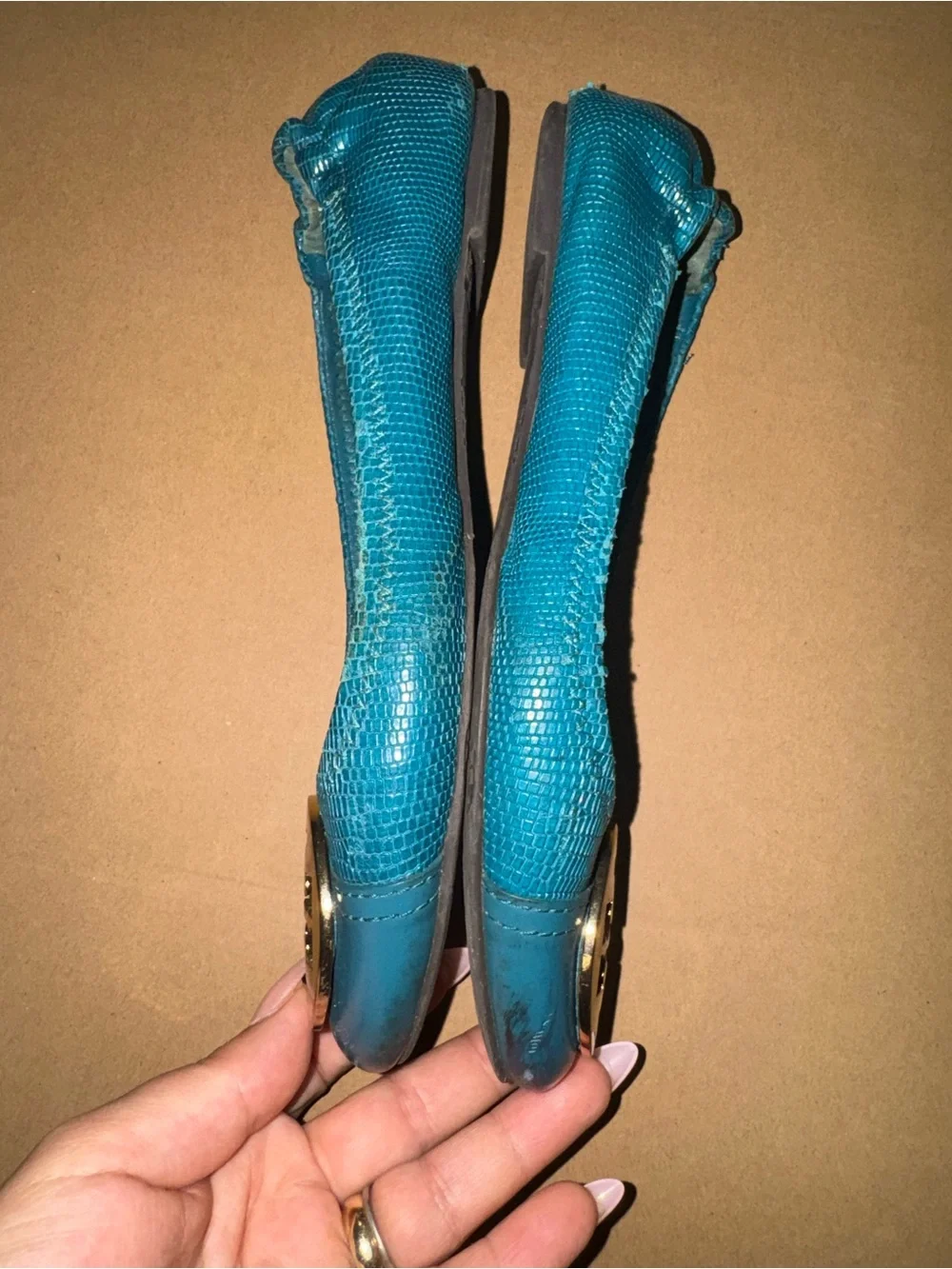 Tory Burch Flats green size 9